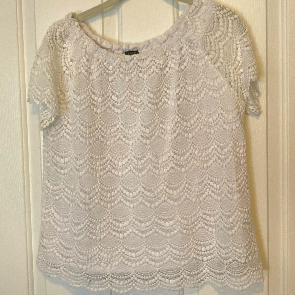Talbots Lace Blouse